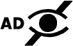 Symbol für Audiodeskription